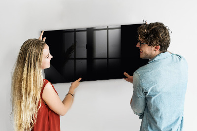 Magnetic dry erase board Modern board for notes and photos