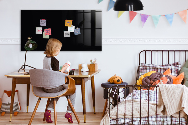 Magnetic dry erase board Modern board for notes and photos
