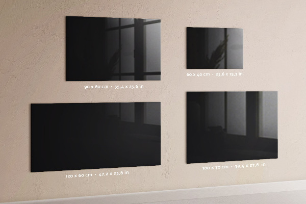 Magnetic dry erase board Modern board for notes and photos
