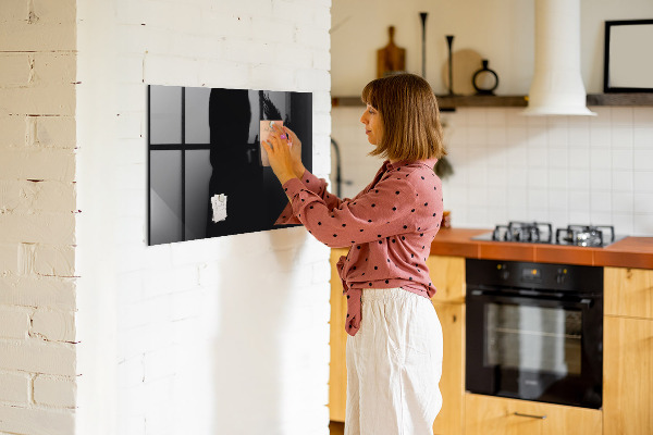 Magnetic dry erase board Modern board for notes and photos