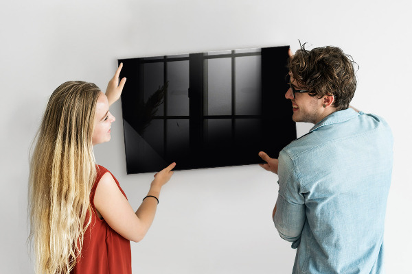 Magnetic dry erase board Modern board for notes and photos
