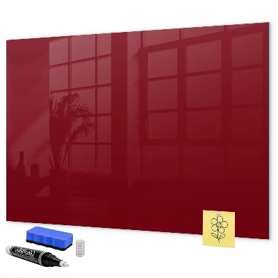 Dry erase board magnetic A stylish board for notes and photos