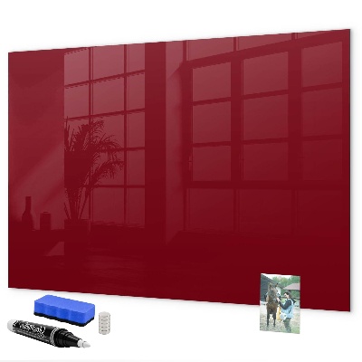 Dry erase board magnetic A stylish board for notes and photos