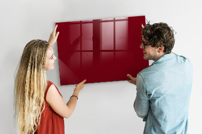 Dry erase board magnetic A stylish board for notes and photos