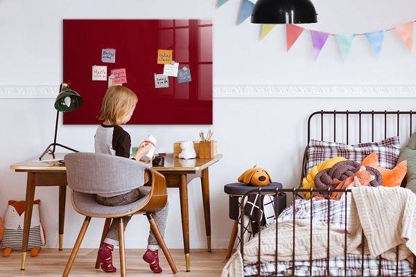 Dry erase board magnetic A stylish board for notes and photos