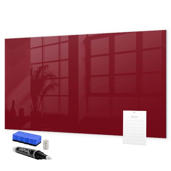 Dry erase board magnetic A stylish board for notes and photos