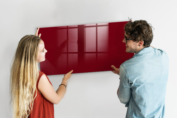 Dry erase board magnetic A stylish board for notes and photos