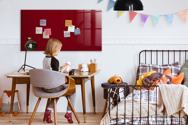Dry erase board magnetic A stylish board for notes and photos