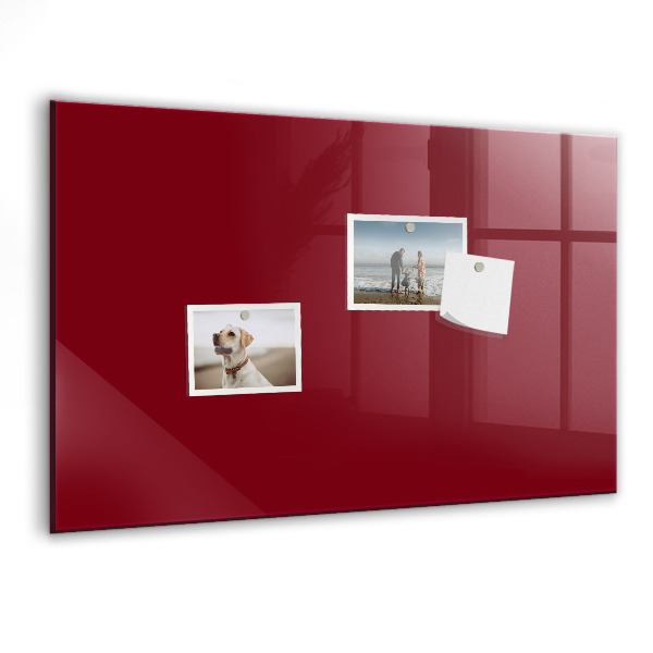 Dry erase board magnetic A stylish board for notes and photos