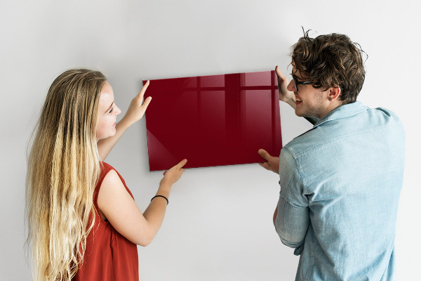 Dry erase board magnetic A stylish board for notes and photos