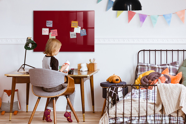 Dry erase board magnetic A stylish board for notes and photos
