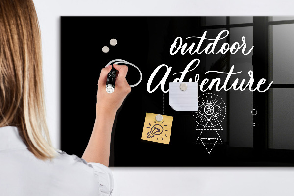Dry erase board magnetic An outdoor space for memories