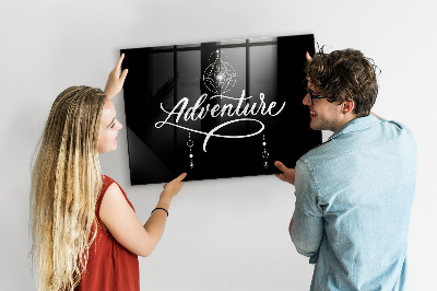Magnetic dry erase board Modern photo display board