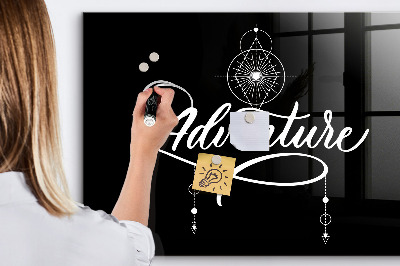 Magnetic dry erase board Modern photo display board