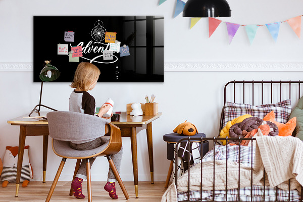 Magnetic dry erase board Modern photo display board