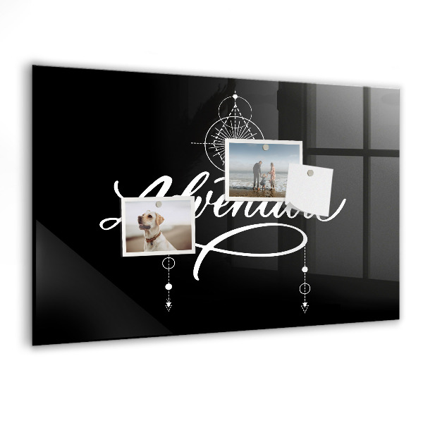 Magnetic dry erase board Modern photo display board