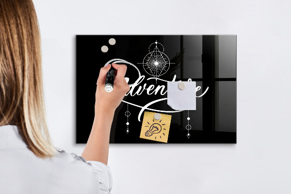 Magnetic dry erase board Modern photo display board