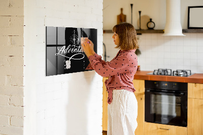Magnetic dry erase board Modern photo display board