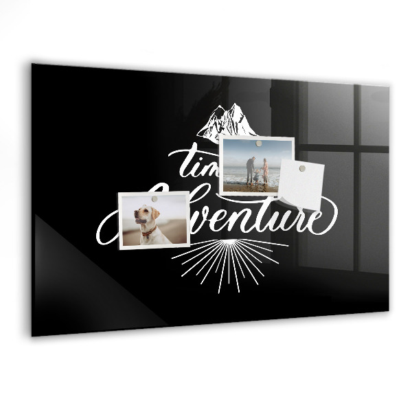 Magnetic dry erase board Time for a personal photo adventure