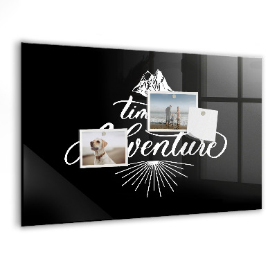 Magnetic dry erase board Time for a personal photo adventure
