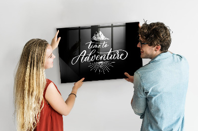 Magnetic dry erase board Time for a personal photo adventure