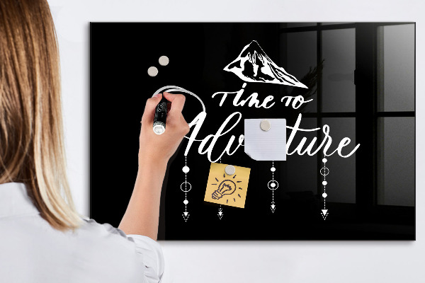 Magnetic dry erase board A stylish board for presenting memories