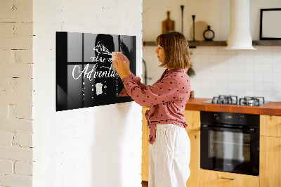 Magnetic dry erase board A stylish board for presenting memories
