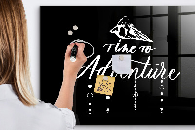 Magnetic dry erase board A stylish board for presenting memories