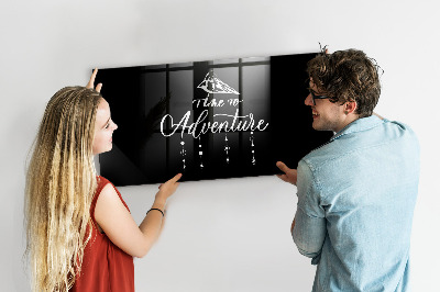 Magnetic dry erase board A stylish board for presenting memories