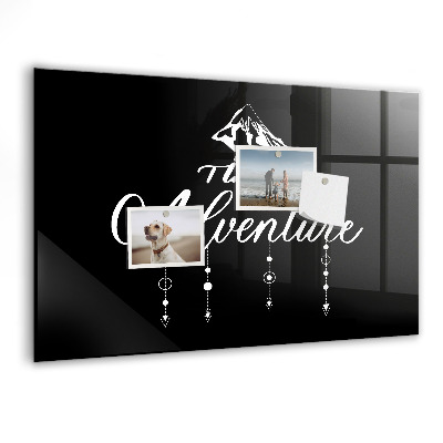 Magnetic dry erase board A stylish board for presenting memories