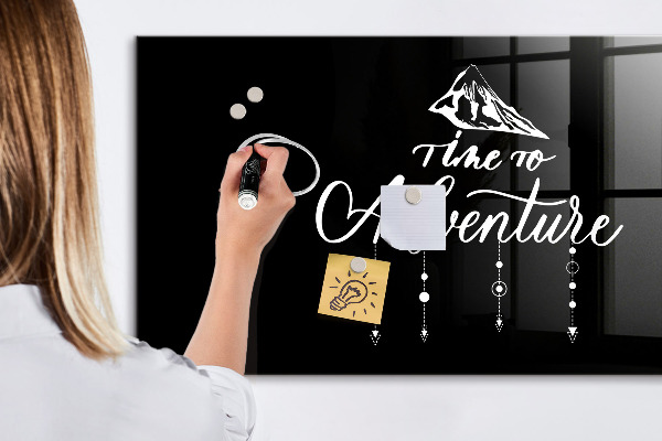 Magnetic dry erase board A stylish board for presenting memories