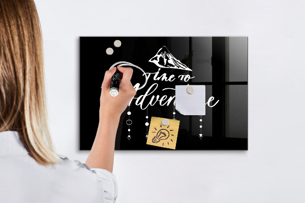 Magnetic dry erase board A stylish board for presenting memories