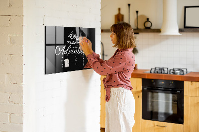 Magnetic dry erase board A stylish board for presenting memories