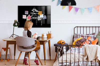 Magnetic dry erase board A stylish board for presenting memories