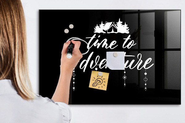 Dry erase board magnetic Time for adventures and memories