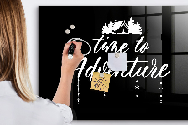 Dry erase board magnetic Time for adventures and memories