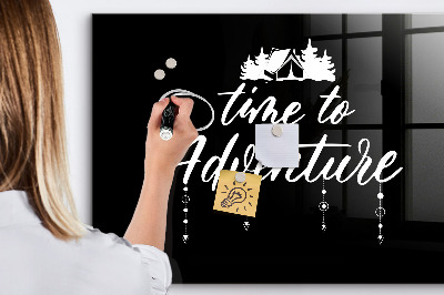 Dry erase board magnetic Time for adventures and memories