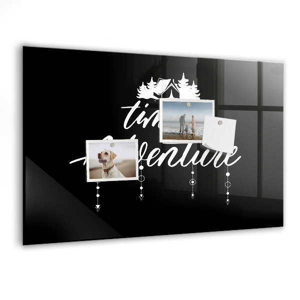 Dry erase board magnetic Time for adventures and memories