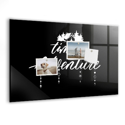 Dry erase board magnetic Time for adventures and memories