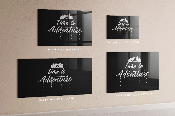 Dry erase board magnetic Time for adventures and memories