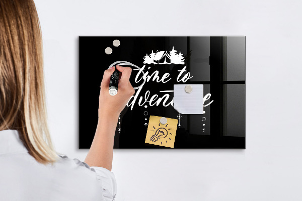 Dry erase board magnetic Time for adventures and memories