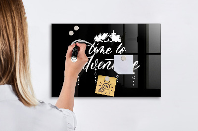 Dry erase board magnetic Time for adventures and memories