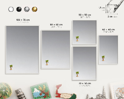 Decorative magnet board with a white frame Gray gradient
