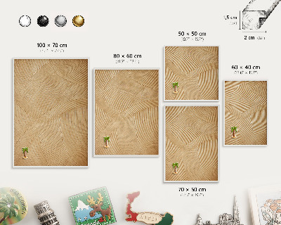 Magnetic board for travel magnets in a white frame Structural lines