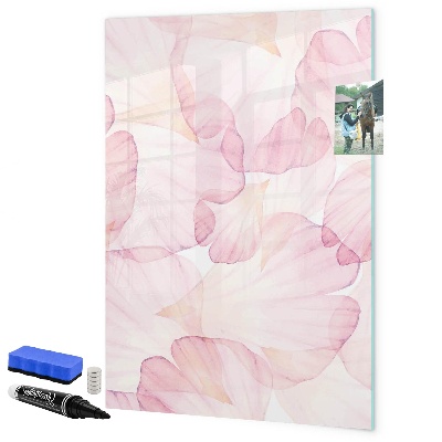 Dry erase board magnetic Stylish board for photos and notes