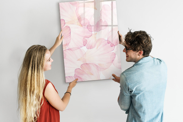 Dry erase board magnetic Stylish board for photos and notes
