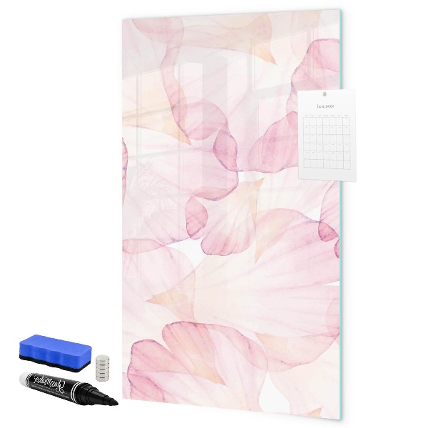 Dry erase board magnetic Stylish board for photos and notes