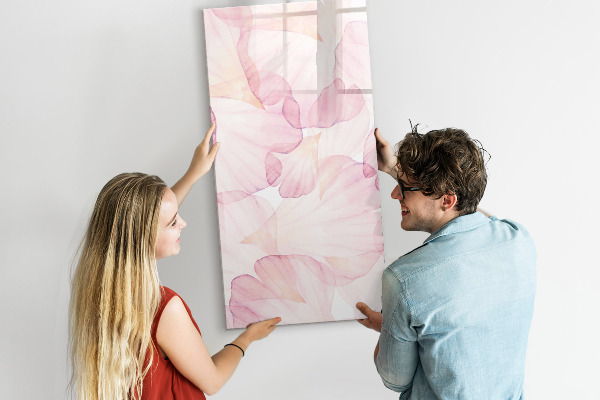 Dry erase board magnetic Stylish board for photos and notes