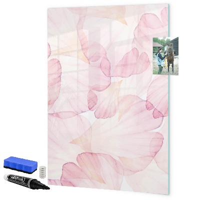 Dry erase board magnetic Stylish board for photos and notes
