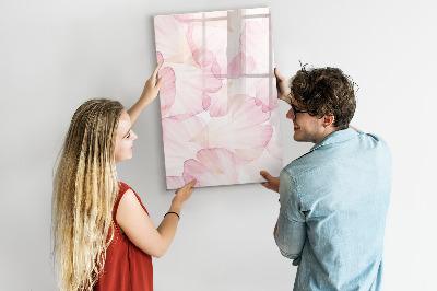 Dry erase board magnetic Stylish board for photos and notes